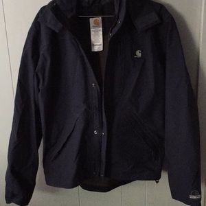 Carhartt rain jacket size small regular